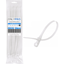 Хомут нейлоновый с монтажным отверстием OnlyPro, 4.8х200 мм
