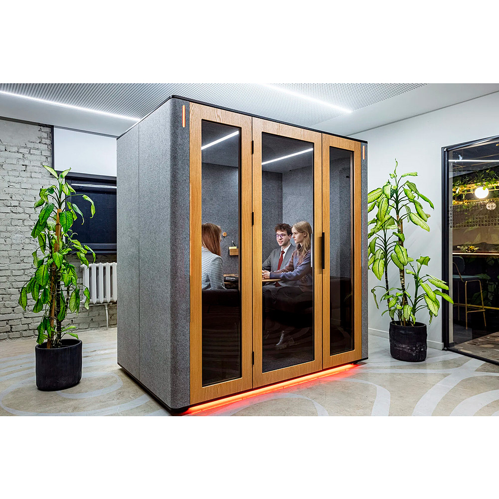 Акустическая кабина двухместная Capsula QUADRO PREMIUM  - 5