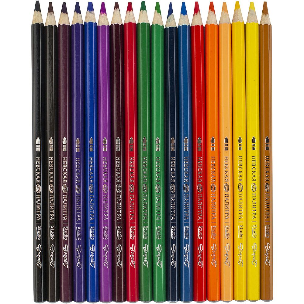 Карандаши акварельные "Сонет цветочное вдохновение", 18 цветов - 3