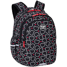 Рюкзак школьный CoolPack "Bear", S, черный, белый