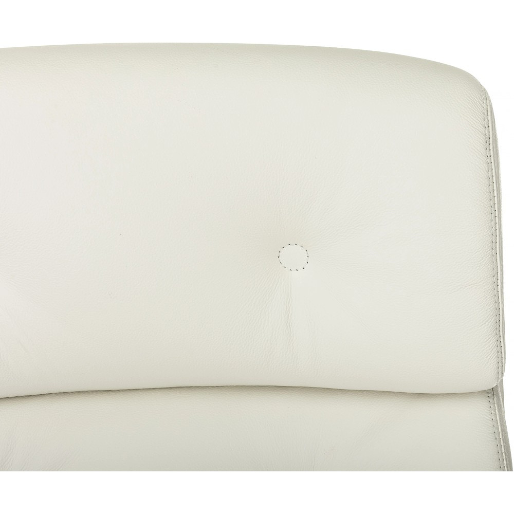 Кресло для руководителя Бюрократ DAO, кожа, белый - 9