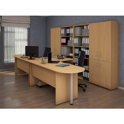 Коллекция Столица стол письменный С-1-14 Л, 1400х900/600х750 мм, бук - 11