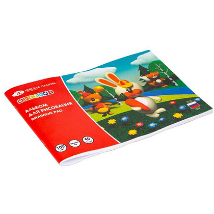 Альбом для рисования "Цветик", 290х200 мм, 40 листов