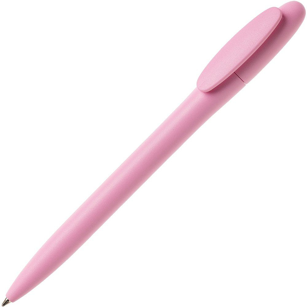 Ручка шариковая автоматическая "Bay MATT", 1.0 мм, светло-розовый, стерж. синий