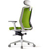 Кресло для руководителя BESTUHL J1, сетка, ткань, пластик, зеленый  - 4