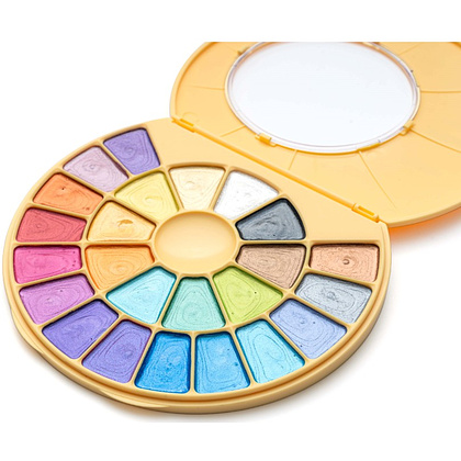 Краски акварельные металлик "Himi", набор, 24 цвета - 7