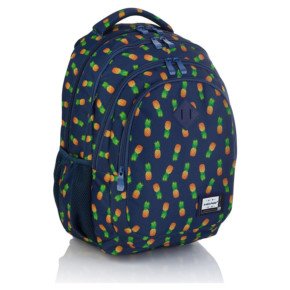 Рюкзак молодежный "Head Pineapple", синий, зеленый