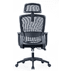 Кресло для руководителя SitZone U-060A, сетка, ткань, черный, 2 шт/упак, -30% - 3