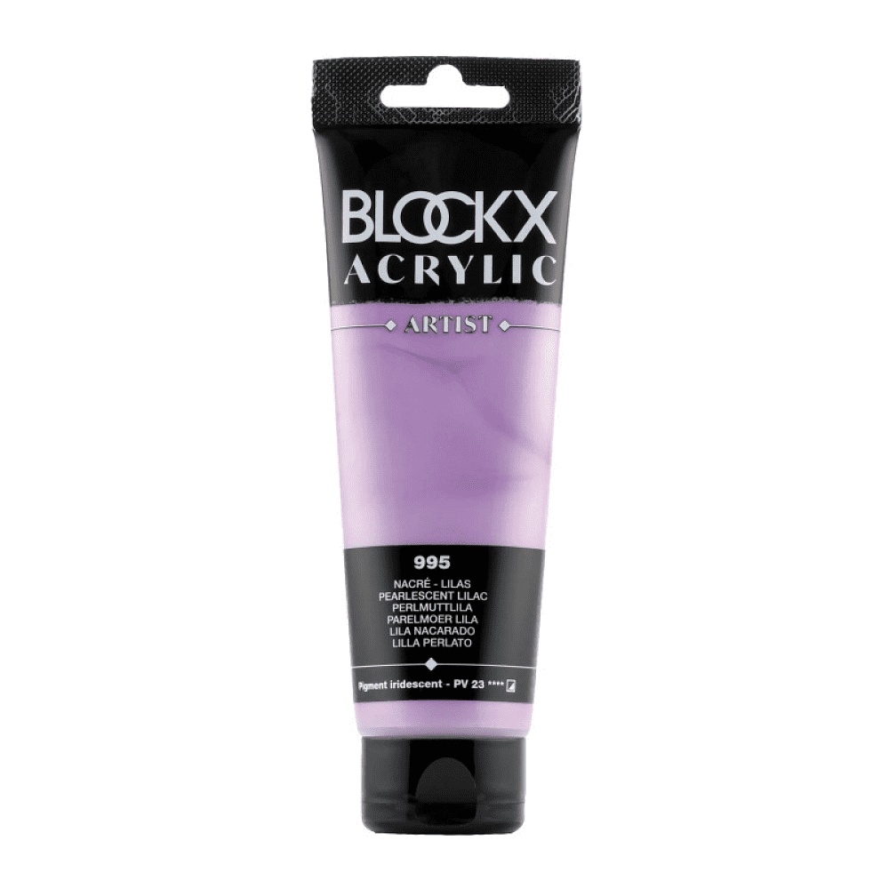 Краски акриловые "Blockx", 995 жемчужный лиловый, 120 мл