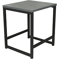 Табурет RION ALLERD, металл, ЛДСП, черный муар, Металл Бруклин