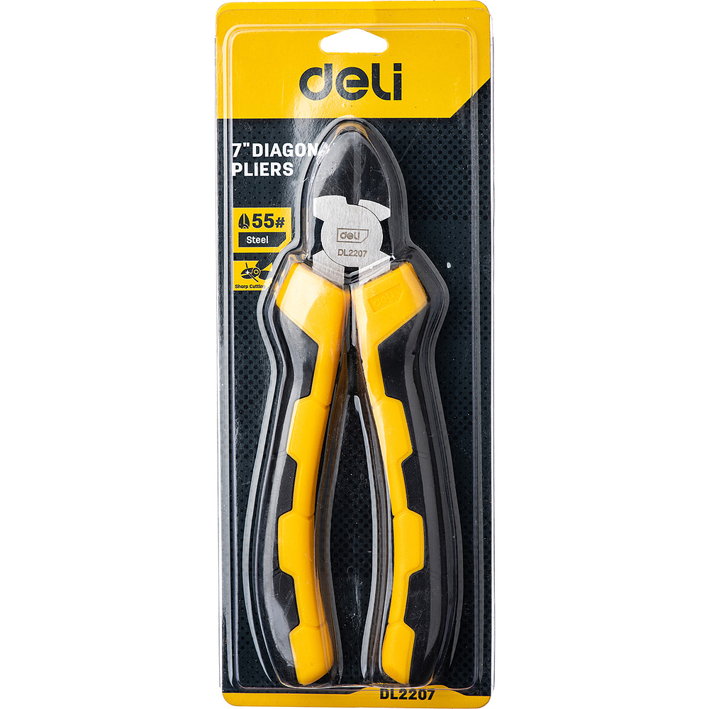 Бокорезы Deli "EDL2207", 180 мм, желтый, черный - 2