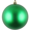 Шар елочный "Матовый", 10 см, пластик, зеленый, 3 шт/уп. - 2