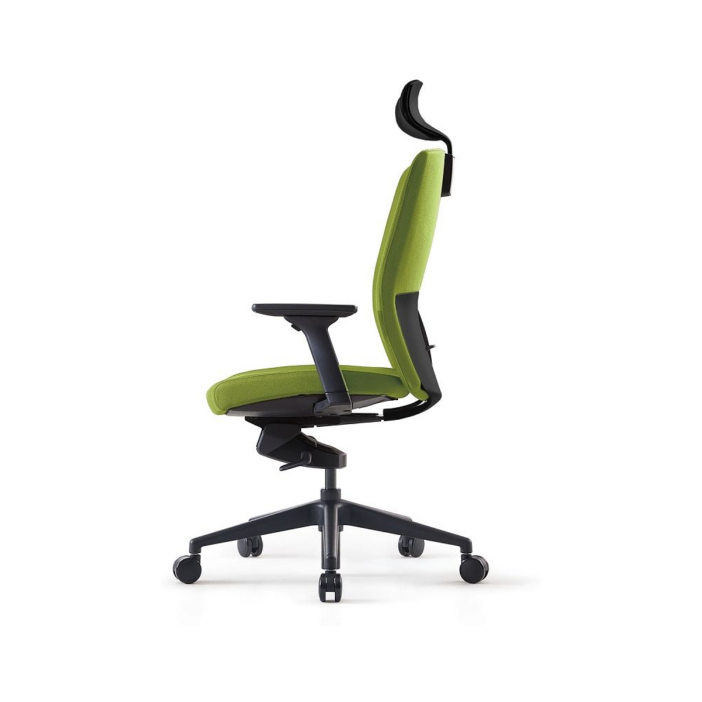 Кресло для руководителя BESTUHL "J2", ткань, пластик, зеленый  - 3