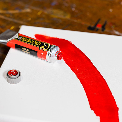 Краски масляные "Rembrandt", 334 алый, 15 мл, туба - 3