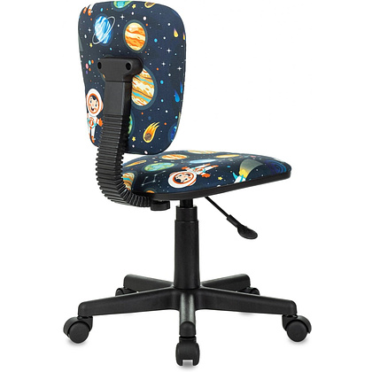 Кресло детское Бюрократ CH-204NX, ткань, темно-синий космонавт, пластик - 4