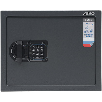 Мебельный сейф AIKO Т-280EL, 280x350x300 мм - 4