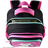 Рюкзак школьный "Девочка со щенком", черный, розовый - 3