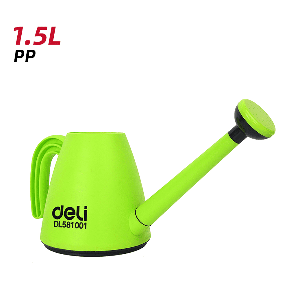 Лейка Deli GS EDL581001, пластмассовая, 1,5 л, зеленая - 4