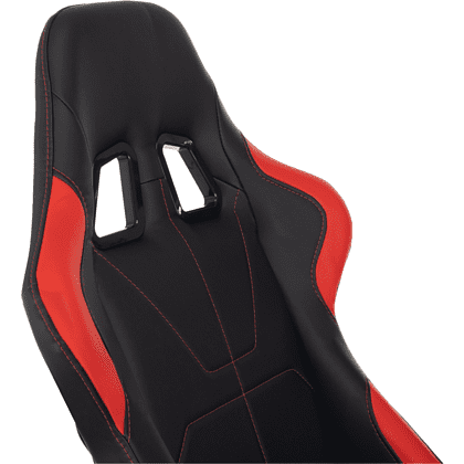 Кресло игровое Бюрократ Zombie VIKING 5 AERO Red Edition экокожа, черный, красный - 10