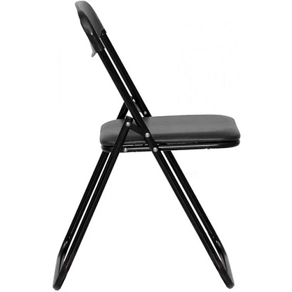 Стул для посетителей JACK BLACK кожзам, черный - 2