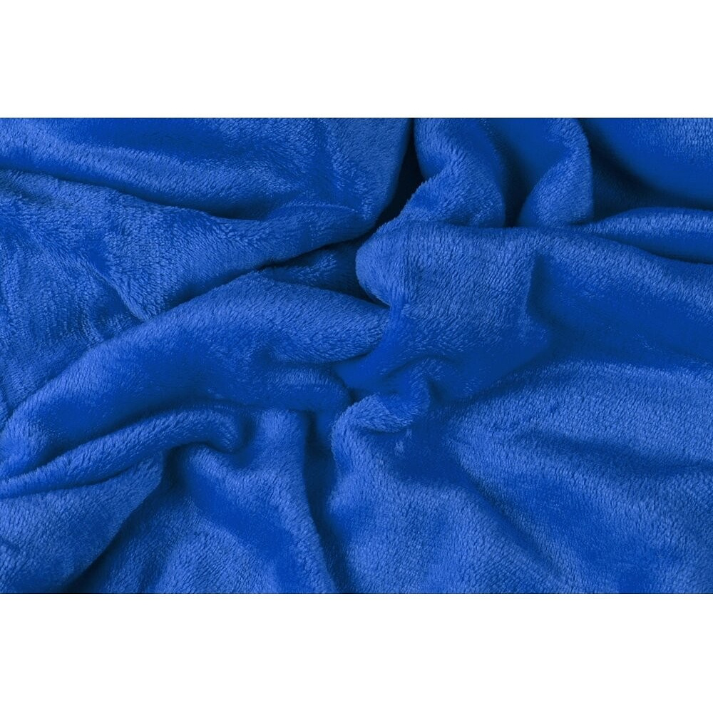Плед "Fancy", 125х150 см, полиэстер, синий - 2