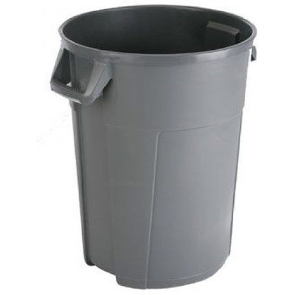 Контейнер пластиковый для мусора Vileda "Титан", 120л, серый