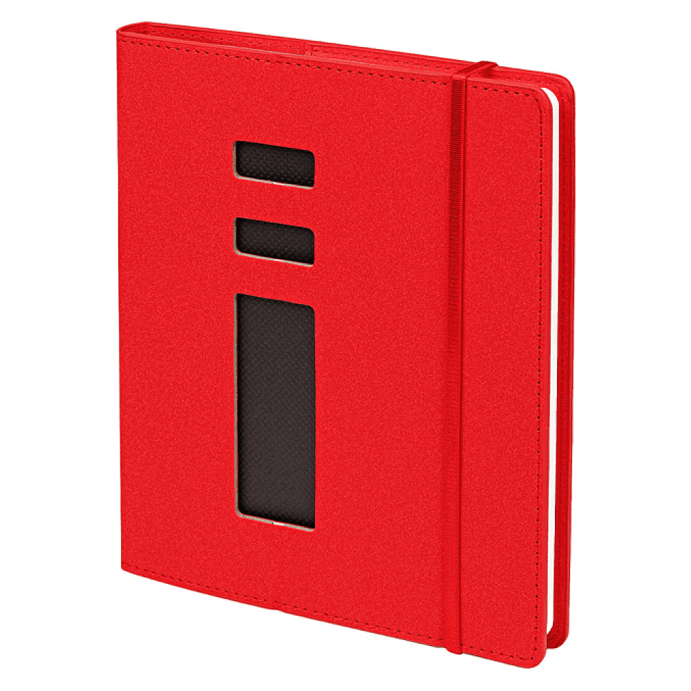 Ежедневник недатированный "La Manche", А5, красный