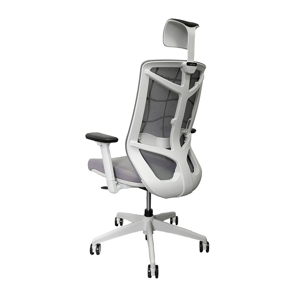 Кресло для руководителя "Nature II Slider", пластик, ткань, серый - 2