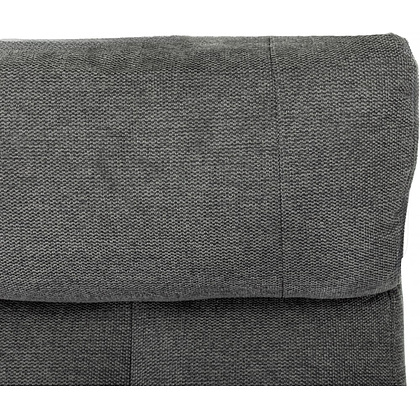 Кресло мягкое Бюрократ Baron, ткань, серый, металл, с пуфом - 15