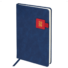 Еженедельник датированный "Accent", А5, 336 страниц, синий, 2026