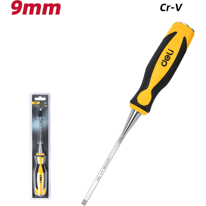 Стамеска "Deli" 9 мм, желтый - 2