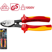 Кабелерез диэлектрический Deli YS EDL515106, 160 мм, красный, желтый