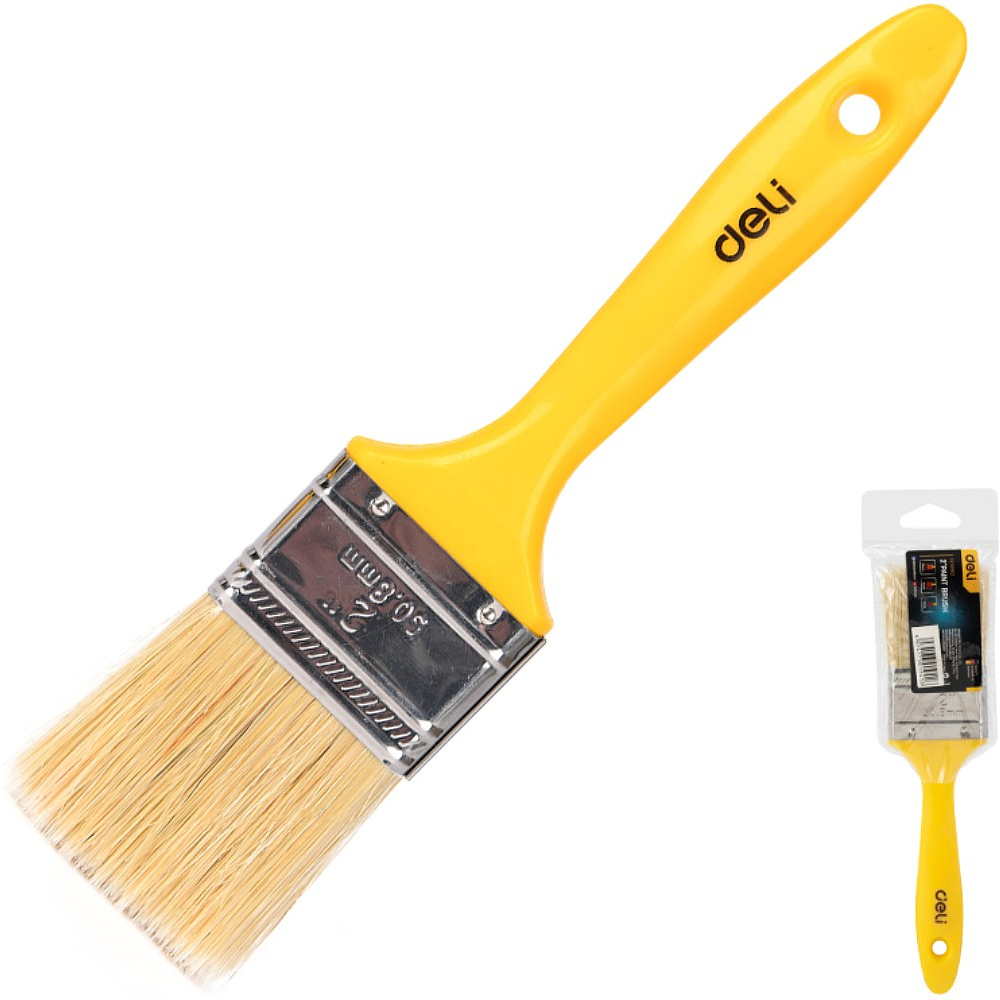 Кисть малярная Deli "EDL509112", плоская, 2" - 2