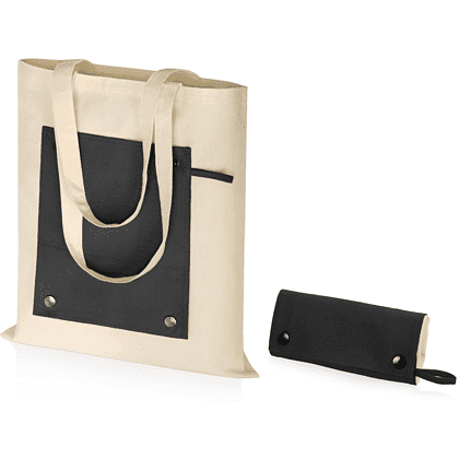 Сумка для покупок "Gross 180", натуральный, черный