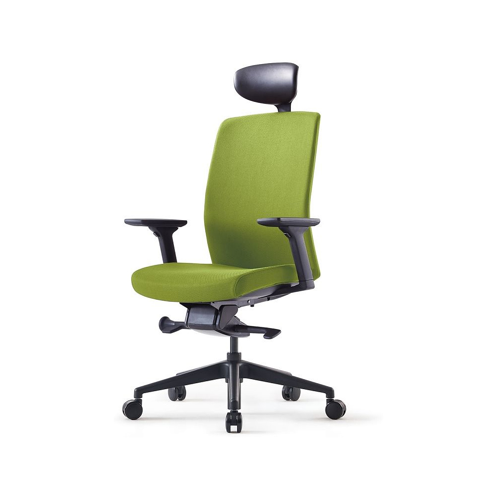Кресло для руководителя BESTUHL "J2", ткань, пластик, зеленый 