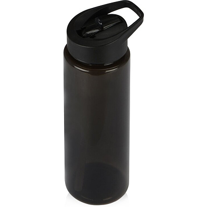 Бутылка для воды "Speedy", 700 мл, пластик, прозрачный, черный - 2