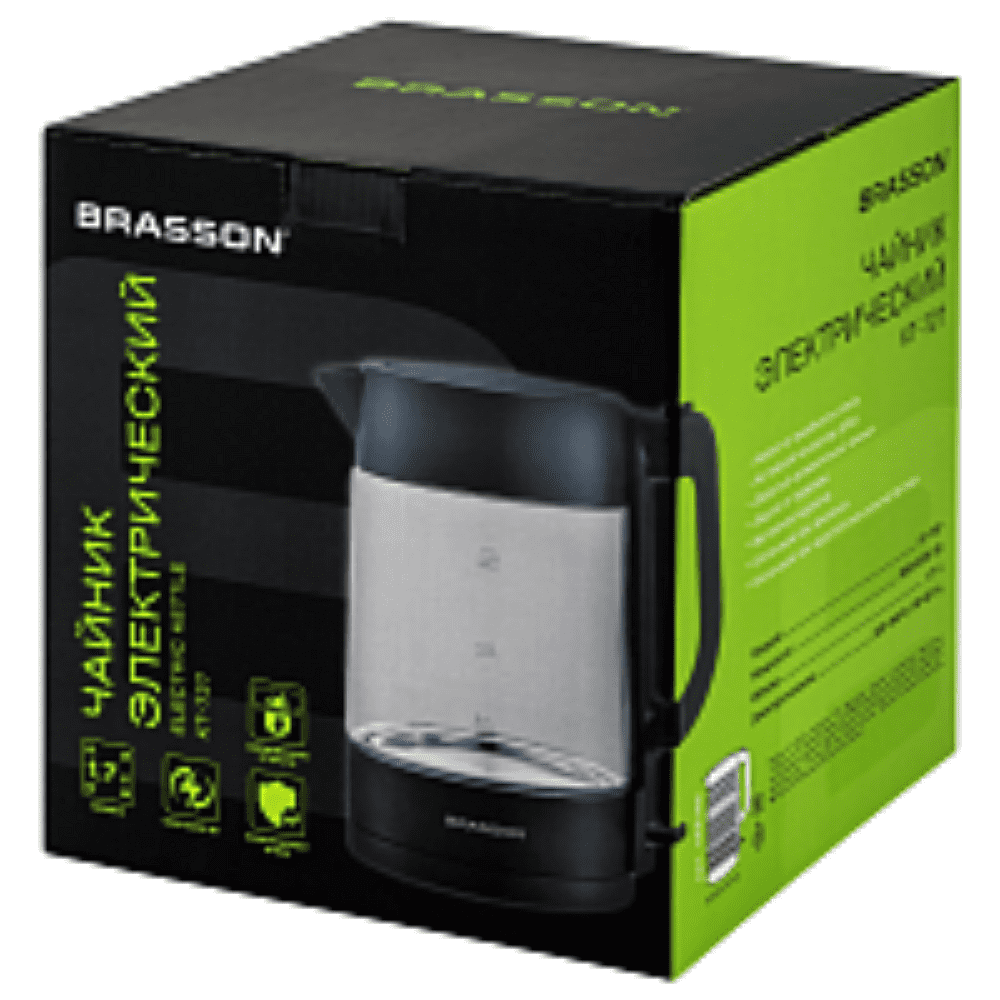 Электрочайник Brasson "KT-727", черный - 11