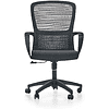 Кресло для персонала SitZone U-069B, сетка, ткань, пластик, черный, 2 шт/упак, -30% - 3