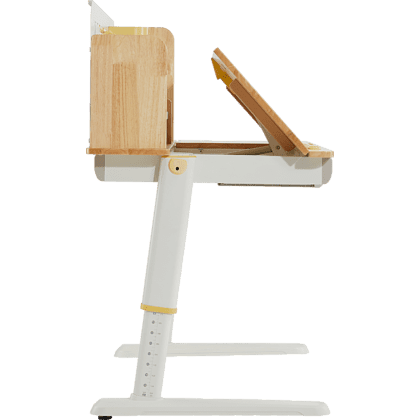 Стол Ergosmart регулируемый Galleon, 1200х700х(520-760) мм, гевея, с книжной полкой - 19