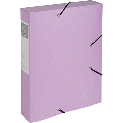 Папка на резинках "Aquarel", А4, 60 мм, картон, ассорти - 8