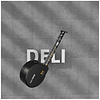 Рулетка Deli HS EHT8316, 3 м х 16 мм, Soft Touch, черный - 2