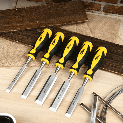 Стамеска Deli DL6212-E1, 12 мм, желтый - 4