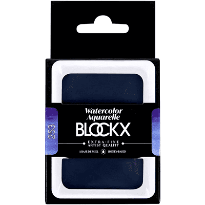 Краски акварельные "Blockx. Giant pan", 253 французский ультрамарин темный, 18 мл., кювета