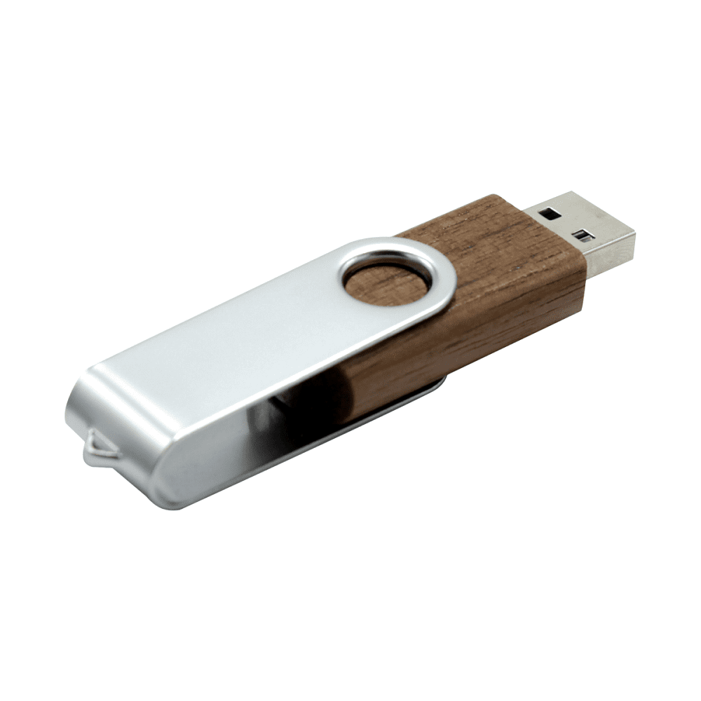 USB Flash 2.0 16 Gb VDF-008, пластик, метал, древесный - 2