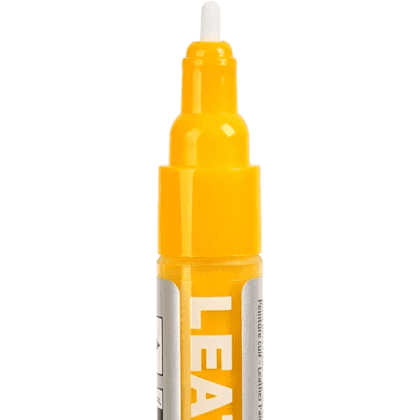 Маркер акриловый для кожи "Darwi", 2 мм, темно-желтый - 5