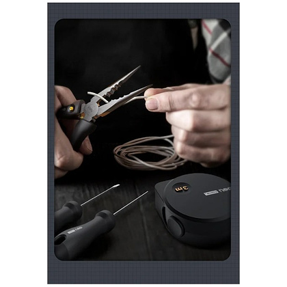 Набор ручного инструмента Deli HS EHT0006, 6 предметов, Soft Touch, черный - 5