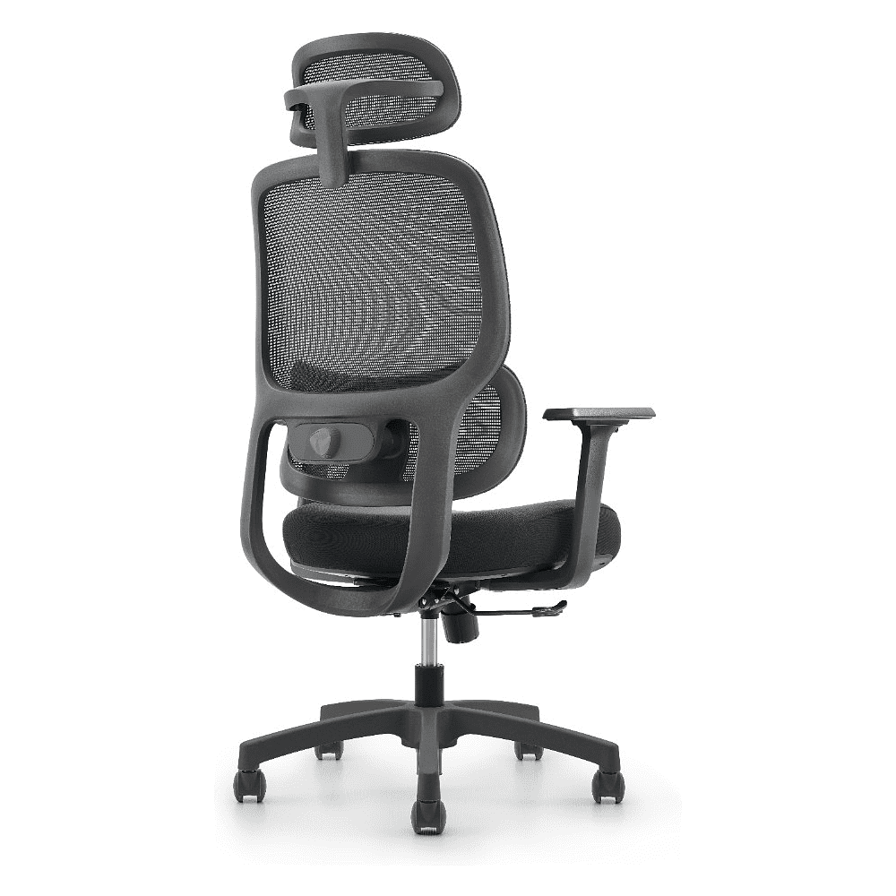 Кресло для руководителя SitZone U-073A сетка, ткань, пластик, черный, -30% - 3
