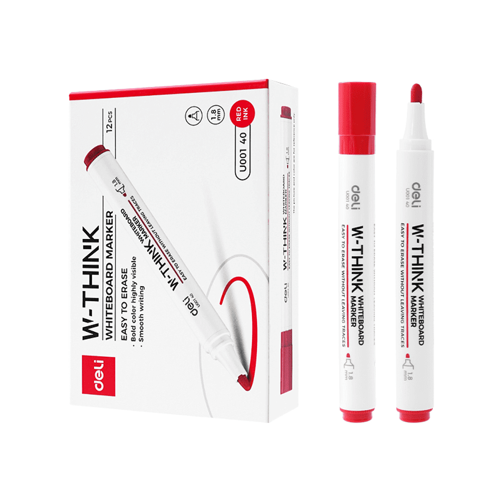 Маркер для доски "Think U001", красный