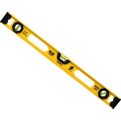 Уровень строительный Deli YS EDL29600G, 600 мм, рельсовый