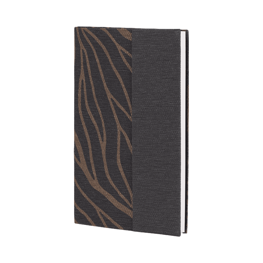 Блокнот "Waves bronze", А5, 96 листов, линейка, бронзовый